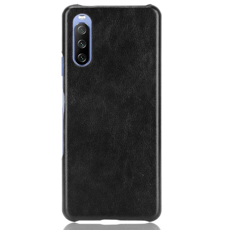 Para Sony Xperia 1 III A prueba de golpes Litchi Texture PC + Case (Negro)
