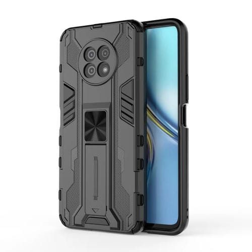 Para honrar X20 5G SUPERSONIC PC + TPU Funda protectora a prueba de golpes con titular (negro)