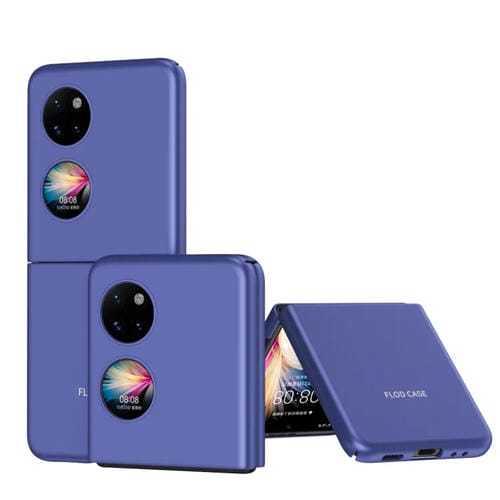 Funda para Huawei P50 Pocket Poller Caja Galvanallada Helada (Azul Zafiro)