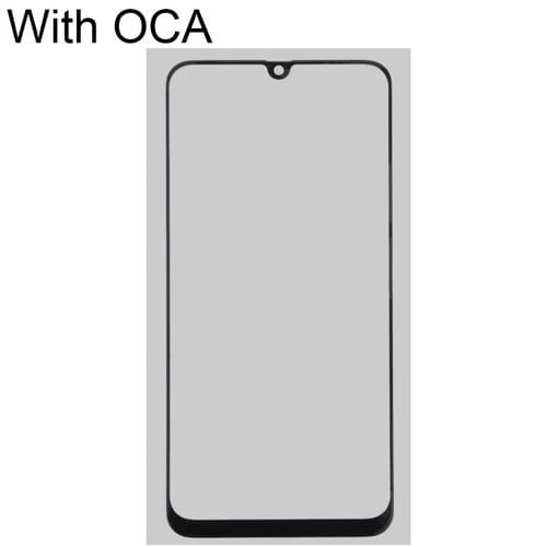 Écran frontal Samsung Galaxy A42 Verre extérieur avec adhésif OCA (Transparent)