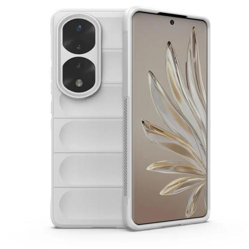 Funda Para Honor 70 Pro 5G Magic Shield TPU + Flannel Case (Blanco)