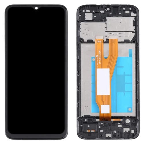 LCD-Bildschirm Samsung Galaxy A03 Core Digitizer mit Rahmen