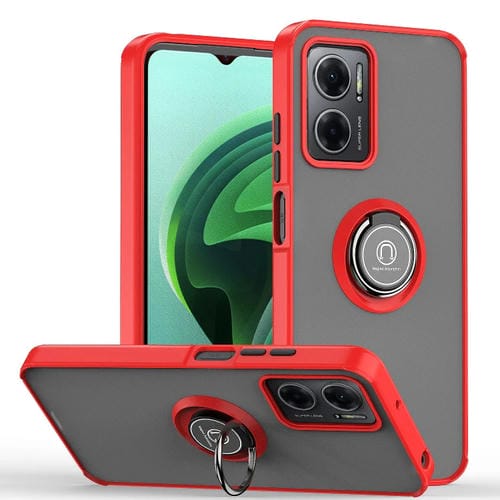 Para Xiaomi Redmi Note 11E Q Shadow 1 Series TPU y PC Phone Case (Rojo)