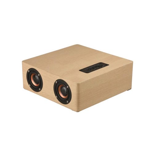 Altavoz Bluetooth Q5 Home Computer TV Inalámbrico De Madera (Amarillo)