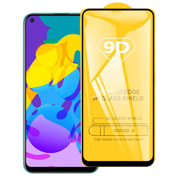 Para Huawei Honor Play 4T 9D Película de vidrio templado de pantalla completa con pegamento completo