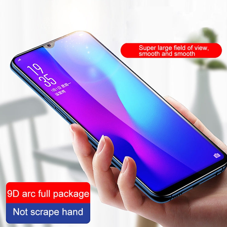 Para Huawei Honor Play 4T 9D Película de vidrio templado de pantalla completa con pegamento completo