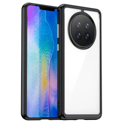 Funda para Huawei Mate 50 Colorful Series Acrílico + TPU (Negro)