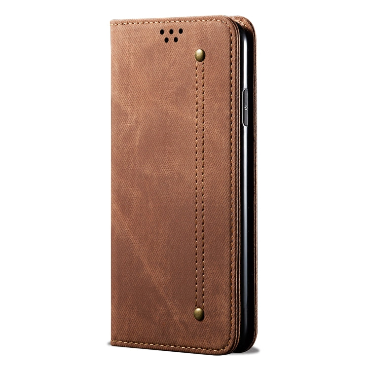 Funda de Cuero con Tapa Horizontal para Huawei Nova Y90 4G y Enjoy 50 Pro (MarrĂłn)
