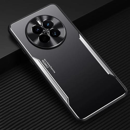Funda para Huawei Mate 50 Blade Series TPU con Caja de Aleación de Titanio (Plata Negra)