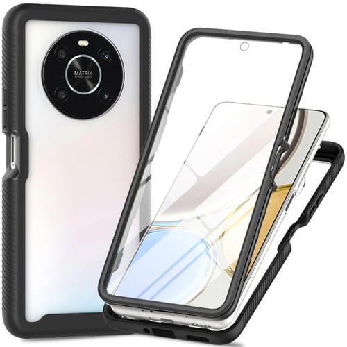 Estuche híbrido a prueba de golpes para Honor X9 4G 5G y Magic4 Lite (Negro)