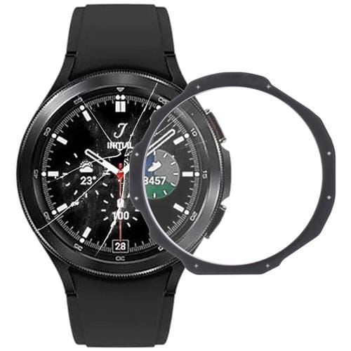 Écran frontal Samsung Galaxy Watch 4 Classic 46mm SM-R890 Lentille en verre extérieure (Noir)