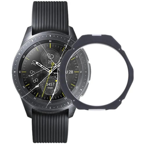 Lente Ecrã Frontal de Vidro Samsung Galaxy Watch 42mm SM-R810 (Preto)