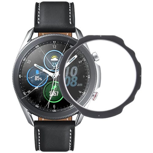 Lente de Cristal Samsung Galaxy Watch 3 45mm SM-R840/R845 Pantalla Frontal (Negro)