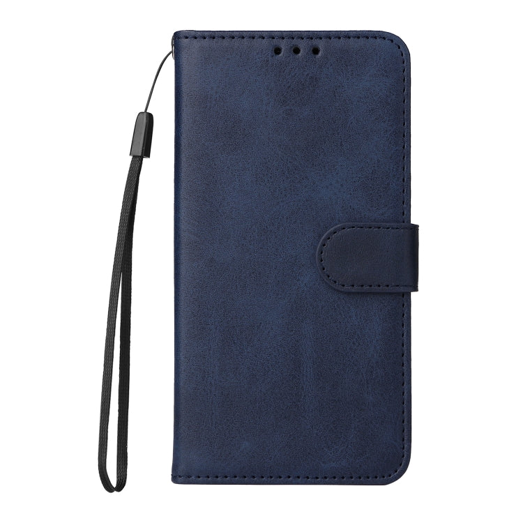 Para Huawei nova Y61 Classic Calf Texture Flip Funda de cuero para teléfono (Azul)