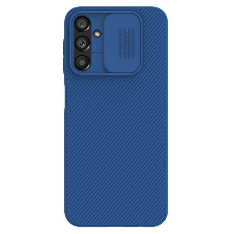 Para Samsung Galaxy A14 4G NILLKIN Black Mirror Series Camshield PC Phone Case (Azul)