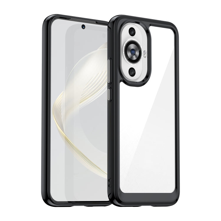 Funda de TelĂ©fono AcrĂlico + TPU para Huawei Nova 12 Lite Serie Colorida (Negra)