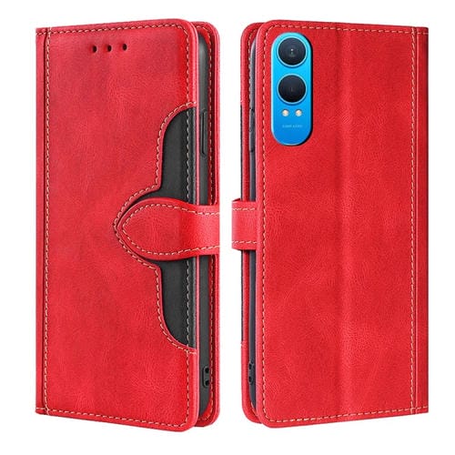 Funda Cuero OnePlus Nord Ce 4 Lite 5G Hebilla Magnética Tacto Suave (Rojo)