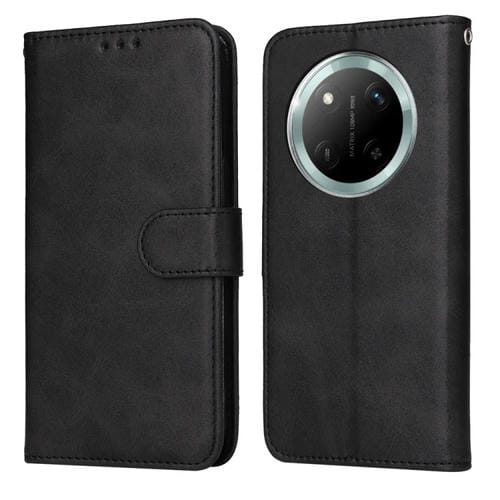 Funda Piel Sintética con Tapa para Honor X9C Magic7 Lite (Negra)