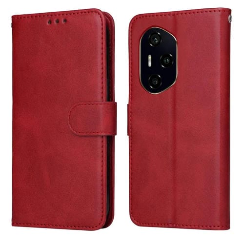 Funda de Piel Sintética con Tapa para Honor 300 Pro (Rojo)