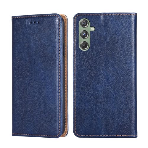 Estuche para Teléfono Samsung Galaxy M34 5G F34 5G Cuero Magnético Color Azul