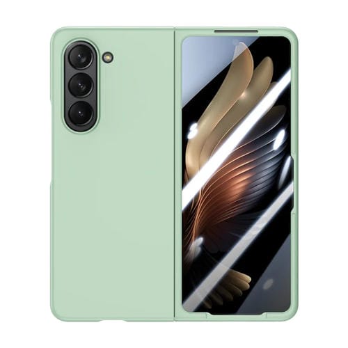 Para Samsung Galaxy Z Fold5 PC integrada Skin Feel Funda para teléfono a prueba de golpes (verde menta)
