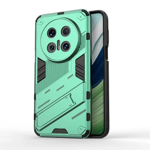 Funda Huawei Mate 70 Pro 5G Punk Armor 2 en 1 PC + TPU con Soporte (Verde)