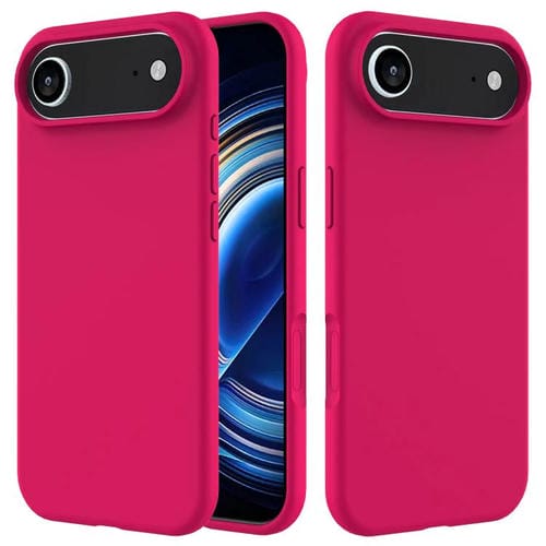 For iPhone 17 Air Solid Color Silicone Phone Case(Rose Red)