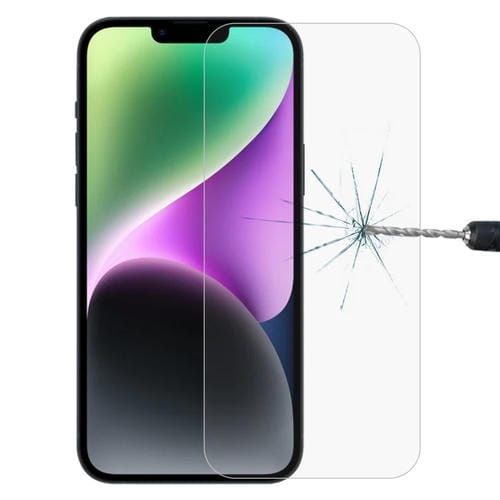 Película de Vidrio Templado para iPhone 15/15 Pro 0.26mm 9H 2.5D Aluminio Alto - MOVILSTORE