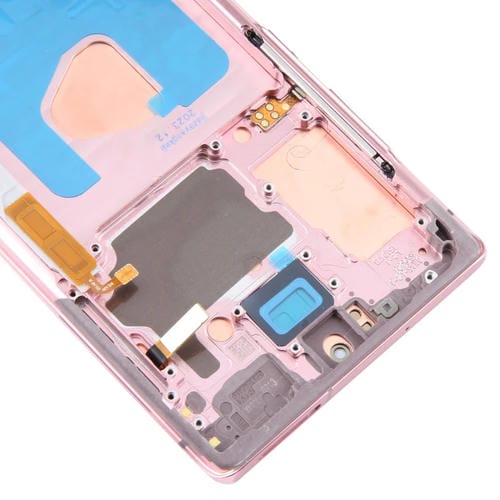 Schermo LCD OLED completo con cornice per Samsung Galaxy Note 20 (Rosa dorato)