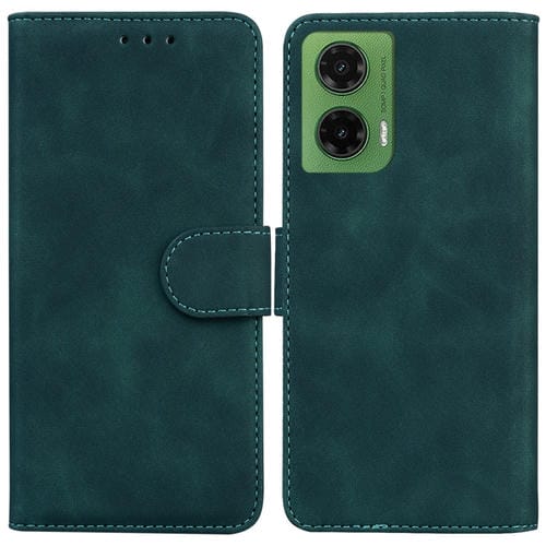 Funda de Cuero con Tapa para Motorola Moto G35 (Verde) Tacto Agradable