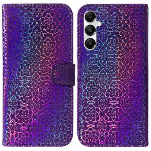 Funda de TelĂ©fono Samsung Galaxy A05S Cuero con Hebilla MagnĂ©tica (PĂșrpura)