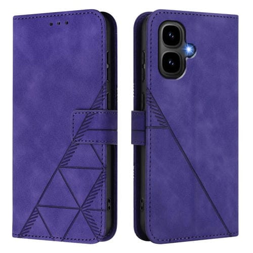 Funda de cuero con relieve 3D para Tecno Pop 10 (morado)