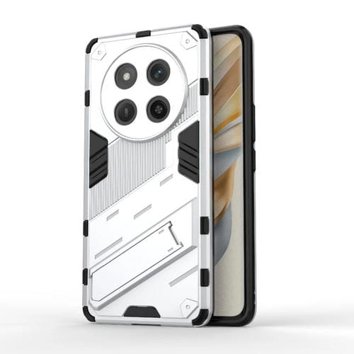Funda para Honor X60 Pro 5G Punk Armor 2 en 1 PC y TPU con Soporte (Blanco)