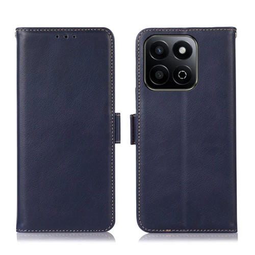 Funda para Teléfono Smart con Piel de Vaca Crazy Horse para Honor Play 60 Plus/200 (Azul)