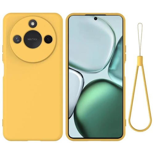 Funda Silicona LĂquida Honor X9C/X60 a Prueba de Golpes (Amarillo)