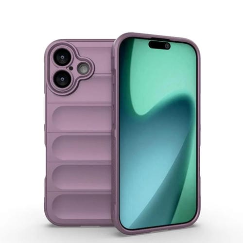 Funda de TPU + franela Magic Shield para iPhone 17 (morada)