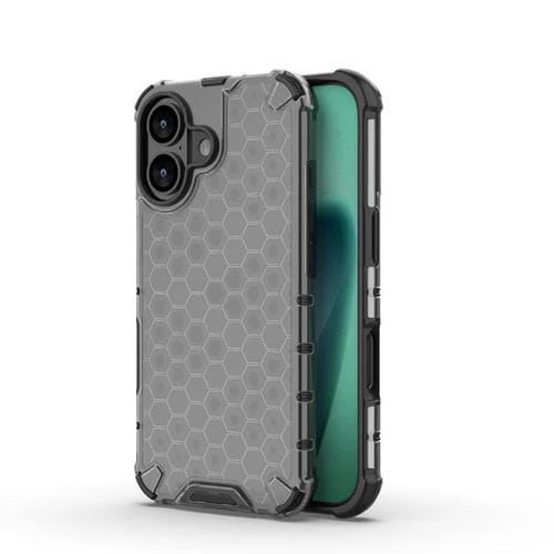Funda antigolpes Honeycomb para iPhone 17 (negra)
