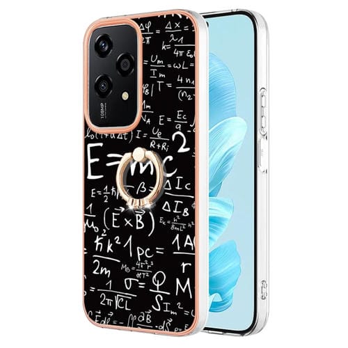 Estuche para Honor 200 Lite con Galvanoplastia Global Doble Cara IMD y Soporte para Anillo (Ecuación)