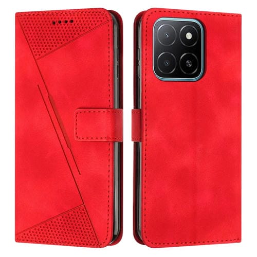 Funda de Cuero Triángulo con Cordón para Honor X5B y X5B Plus (Rojo)