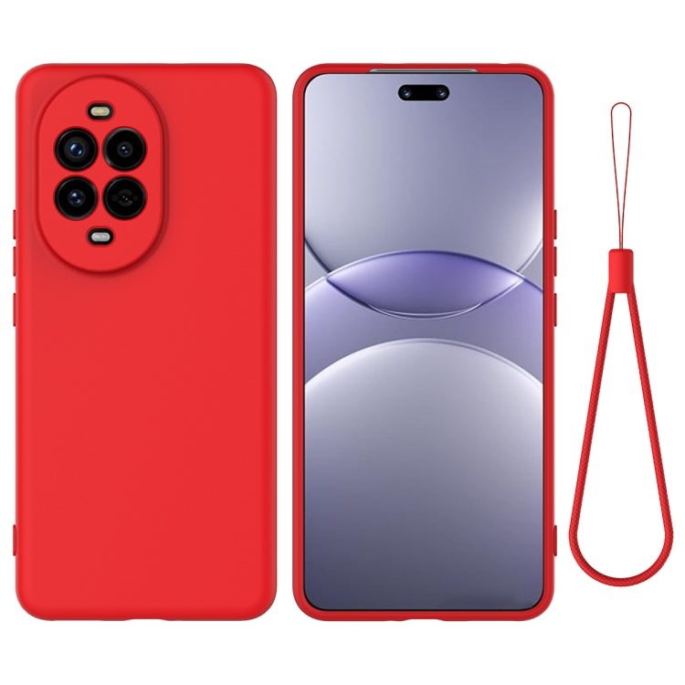 Funda Protectora Silicona LĂquida Huawei Nova 13 Pro Cobertura Total (Rojo)