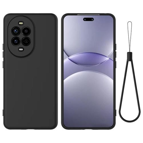 Funda Protectora Silicona LĂquida Huawei Nova 13 Pro Cobertura Total (Negro)