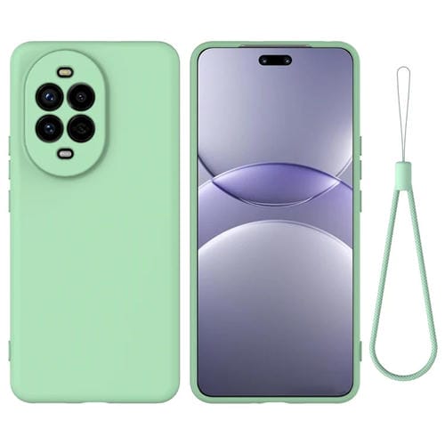 Funda Protectora Silicona LĂquida Huawei Nova 13 Pro Cobertura Total (Verde)