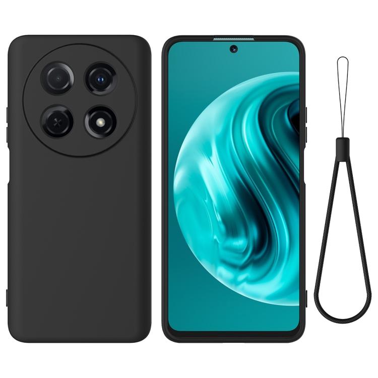 Funda Protectora Silicona Líquida Huawei Nova 13I Cobertura Total a Prueba de Caídas (Negro)