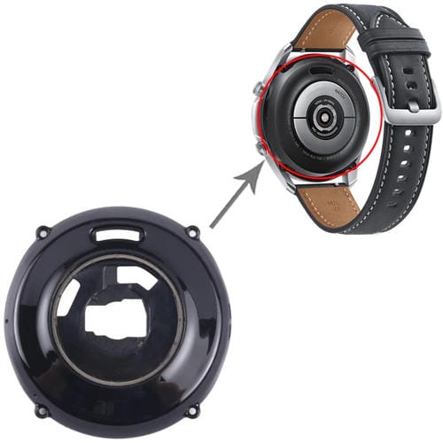 Couvercle Coque Arrière Samsung Galaxy Watch 3 45mm SM-R840 (Noir)