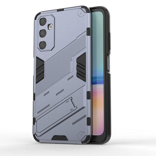 Funda para Samsung Galaxy A05S 4G Punk Armor 2 en 1 PC y TPU a Prueba de Golpes con Soporte Invisible (Gris)