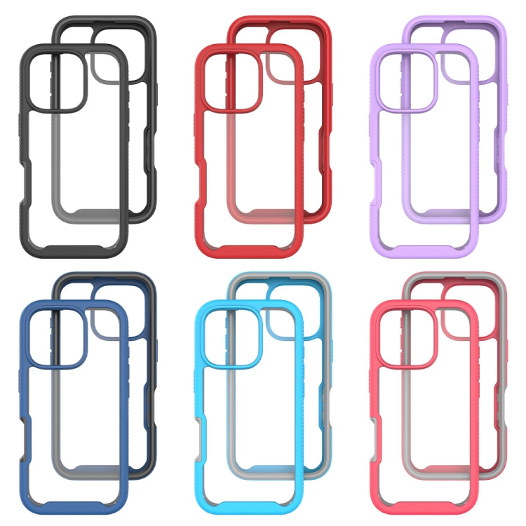 Funda para iPhone 16 Pro Starry Sky TPU Transparente a Prueba de Golpes (Púrpura)
