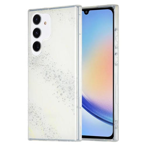 Estuche para Teléfono Samsung Galaxy A34 5G Imd Mårmol Doble Cara (Blanco)