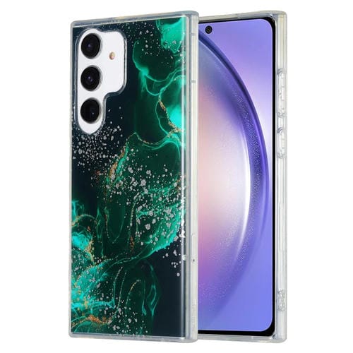 Estuche para Teléfono Samsung Galaxy A54 5G Imd Mårmol Doble Cara (Verde Oscuro)