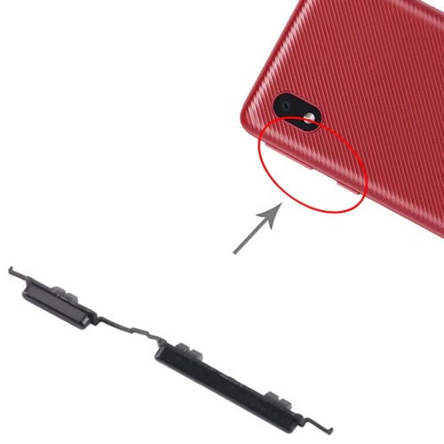 Boutons Power et Volume Samsung Galaxy A01 Core SM-A013 (Noir)