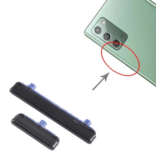 Botón de Encendido y Volumen (Negro) Samsung Galaxy Note 20 SM-N980 - de (10 Piezas)